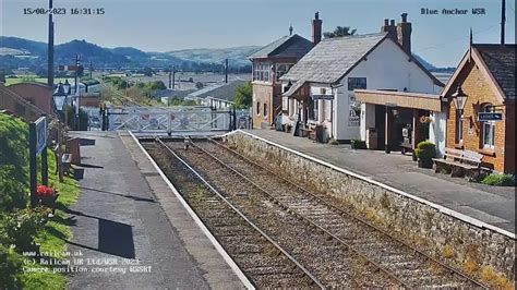 blue anchor webcam|west somerset railway webcam live.